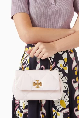 Buy Tory Burch Pink Kira Diamond Top-handle Bag in Nappa