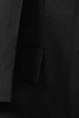 ●送料込●BALENCIAGA● Cut Away Boxy コート Balenciaga-Black-Wool-Boxy-