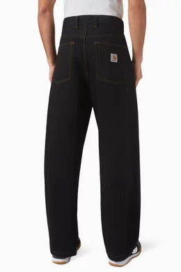 Buy Carhartt WIP Black Brandon Pants in Denim for Men Online