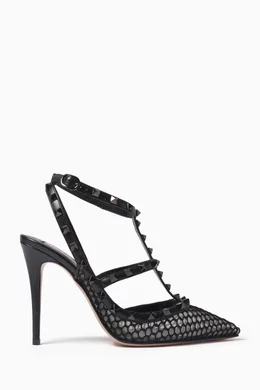 Buy Valentino Garavani Black Valentino Garavani Rockstud 100 Pumps