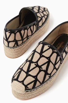 Buy Valentino Garavani Black Valentino Garavani Espadrilles in