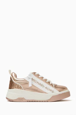 Buy Michael Kors Kids Gold Alex Sneakers for Girls Online Ounass