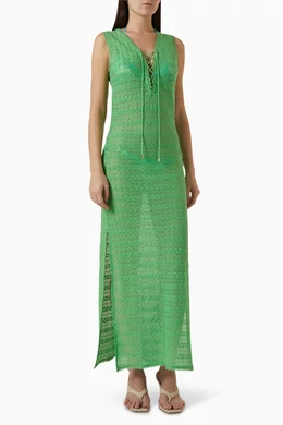 melissa odabash green dress Debbie Green Dress main image 0