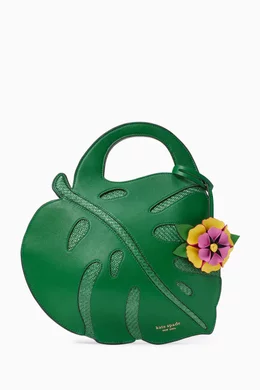 Buy Kate Spade New York Green Playa 3D Leaf Tote Bag in Leather