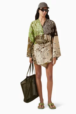 Attico wrap dress shop