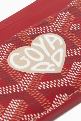 goyard card holder limited edition Goyard Saint Sulpice Coated Canvas Card Holder