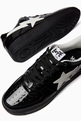 Buy A Bathing Ape Black BAPE STA #2 M1 Sneakers in Patent Leather