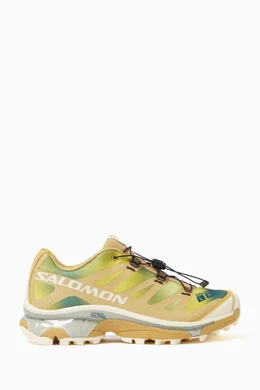 Buy Salomon Yellow XT-4 OG Aurora Borealis Sneakers in Printed