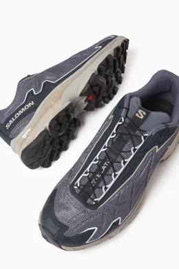 Buy Salomon Grey XT-Slate Sneakers in Mesh & Rubber for
