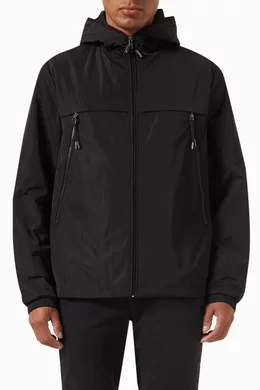 Michael kors black windbreaker clearance