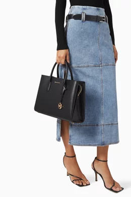 Ruthie Michael Kors Patent Leather Tote Ruthie Large Saffiano