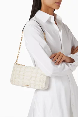 Empire Medium Chain Link Kors Pochette Buy Michael Kors Brown