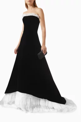 Costarellos Chantilly Lace Gown Buy Costarellos Black Laurette