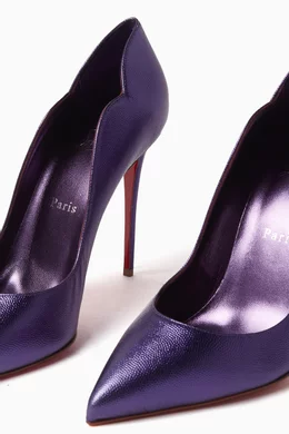 Buy Christian Louboutin Purple Hot Chick 100 Pumps in Metallic Leather for Women Online Ounass Kuwait