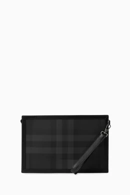 Burberry zip pouch discount