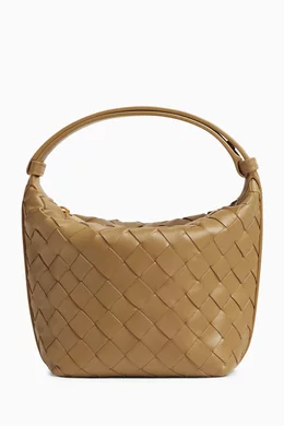 Buy Bottega Veneta Brown Candy Wallace Shoulder Bag in Intrecciato