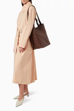 JIL SANDER Vertigo Medium leather tote bag