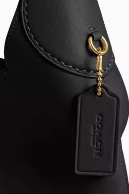 Buy Coach Black Brooklyn 28 Shoulder Bag in Leather for