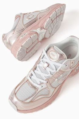 Buy Coach Pink C301 Low Top Sneakers in Metallic Leather for Women
