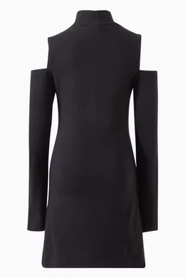 Fendi black jersey dress 2025