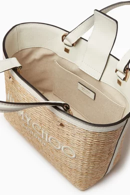 ◆正規品・新品◆Jimmy Choo Beige Raffia Mini Marli Handbag Buy Jimmy Choo Brown Mini Marli Tote in Raffia for Women
