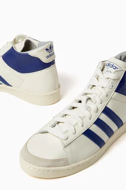 Buy adidas Multicolour Jabbar High-top Sneakers in Leather for Men