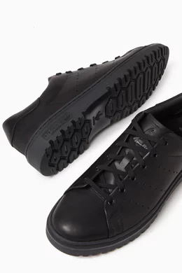 Buy adidas Black Stan Smith Freizeit Sneakers in Leather for Men Online |  Ounass Kuwait