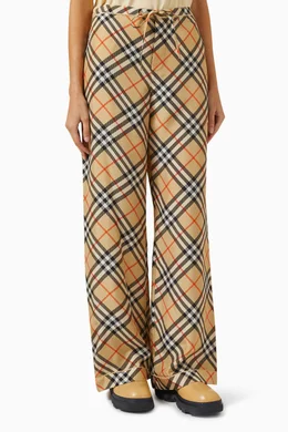 Burberry drawstring pants clearance