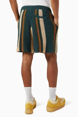 Buy Kith Multicolour Curtis Shorts in Crochet for Men Online