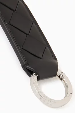 【関税＆送料込み】Bottega Veneta Leather Keyring Bottega Veneta Leather Keychain Red in Leather - US