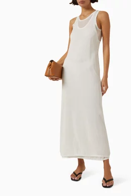 self portrait white knit dress Self-Portrait - White Knit Peplum Mini Dress main image 0