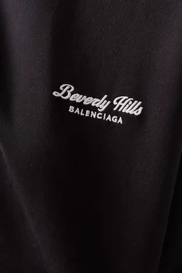 Buy Balenciaga Black Unisex Beverly Hills Oversized Hoodie in