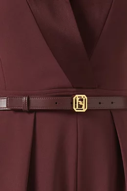 オールインワン・サロペット ELISABETTA FRANCHI Woman Jumpsuits Burgundy TU021 CG3 Elisabetta Franchi Outlet: crêpe jumpsuit - Burgundy