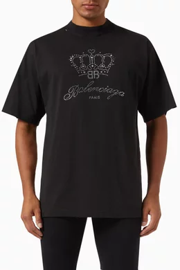 BALENCIAGA BB Motel ミディアムフィットTシャツ M&L BALENCIAGA BB Motel ミディアムフィットTシャツ M&L - メルカリ
