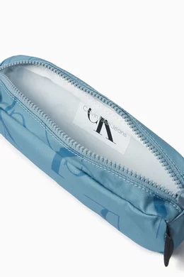 Buy Calvin Klein Blue Logo Pencil Case in Recycled-polyester for