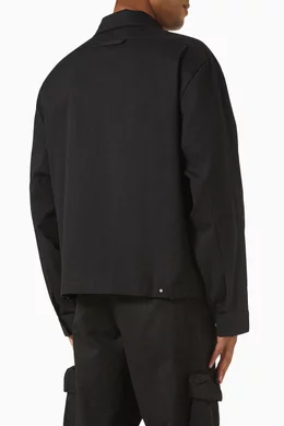 ジャケット・アウター arte antwerp 3d pocket cotton jacket Buy Arte Antwerp Black 3D Pockets Jacket in Cotton for Men Online