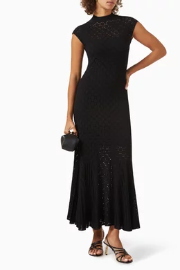 princess polly baby blue dress Elegant Black Floral Lace Shrug Maxi Dress Bodycon Evening Gown for Women 2026 main image 0