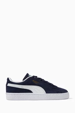 Buy Puma Black Suede Classic Sneakers in Suede for Boys Online Ounass Kuwait
