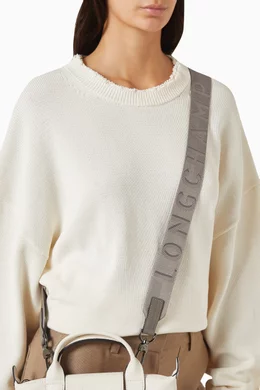 Buy Longchamp Neutral Le Pliage Xtra Shoulder Strap in Canvas for Women Online Ounass Kuwait