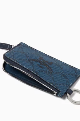 [MCM]★Himmel Loretos Lanyard Zipper Card Case One Size Himmel Lanyard Zip Card Case in Lauretos Yellow
