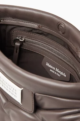 【送料&関税込】Maison Margiela Ice Nappa Leather Small Glam Maison Margiela Light Grey Nappa Leather Small Glam Slam