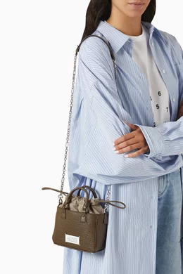 【MAISON MARGIELA】5AC HORIZONTAL TOTE BAG Maison Margiela '5Ac Tote Horizontal' Handbag | ShopSimon