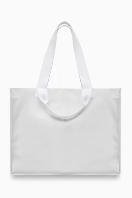 Buy Maison Margiela White Large Cabas Shopping Bag in Nylon for UNISEX Online Ounass Kuwait