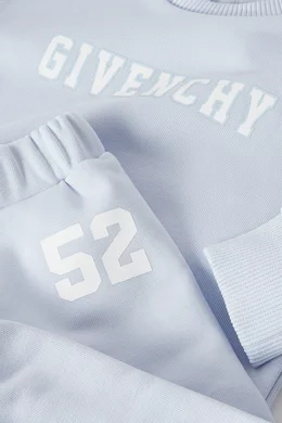 Buy Givenchy Blue Logo Tracksuit in Cotton for Baby Boys Online Ounass Kuwait