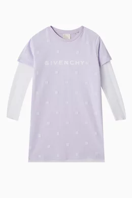 Buy Givenchy Purple Layered T shirt Dress for Girls Online Ounass Kuwait