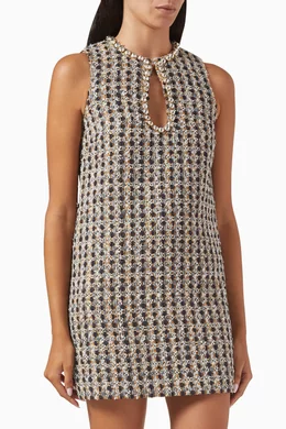 Andmary Twiggy tweed mini dress AM1557