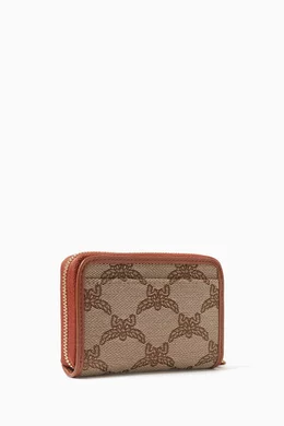 [MCM]★Himmel Lauretos Continental Wallet MCM HIMMEL LAURETOS WALLET ON CHAIN - Wallet - cognac - Zalando