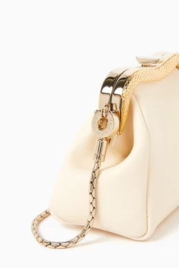 Buy BVLGARI Neutral Micro Serpentine Pouch in Calf Leather for