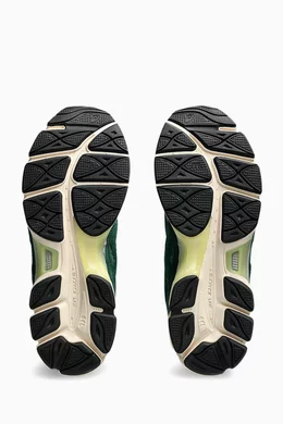 Buy Asics Green Ballaholic Gel-NYC Sneakers in Mesh for Men Online