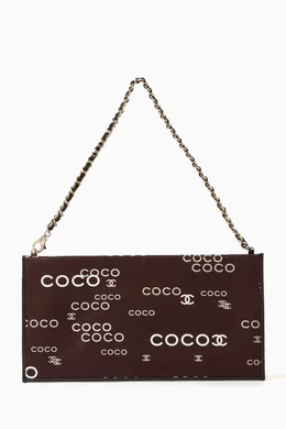 Coco chanel clutch bag shop